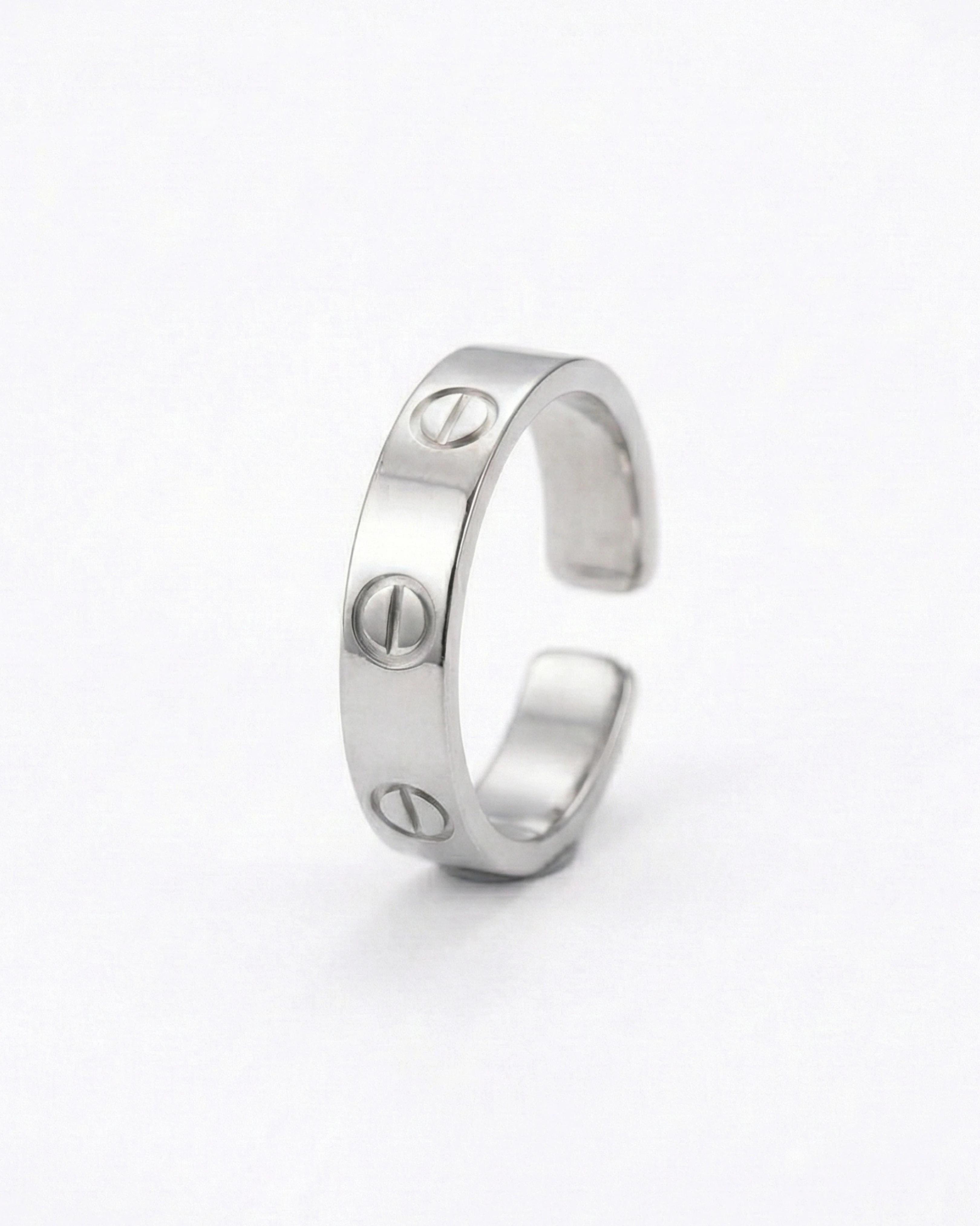 Timeless Emblem Adjustable Band – 925 Sterling Silver - 925 sterling silver | Silver Jems